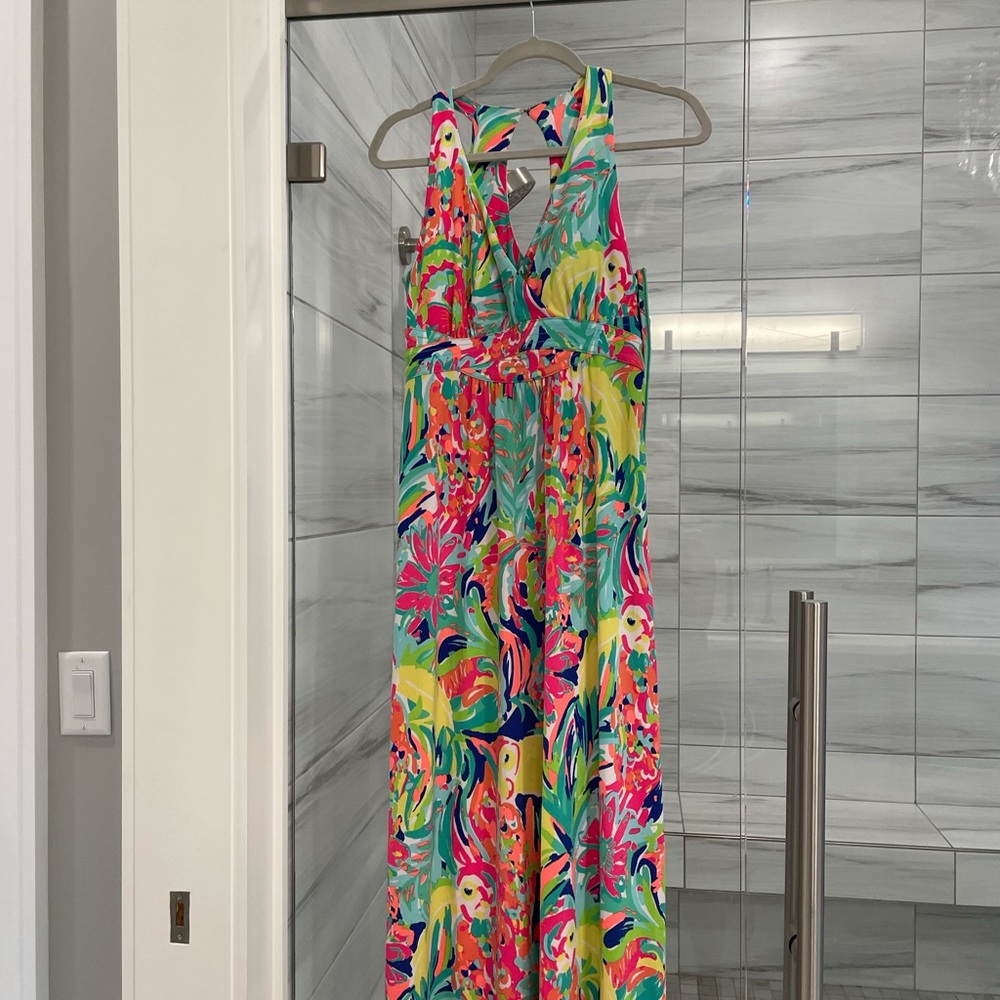 Multi colored Lilly Pulitzer maxi dress